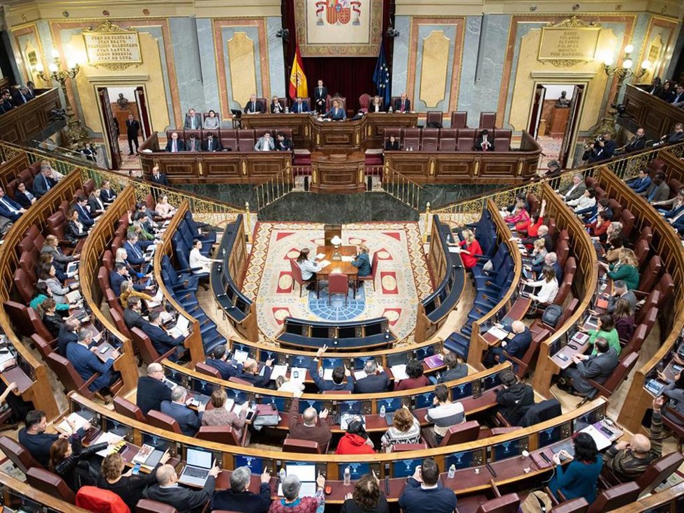 Archivo - Hemiciclo del Congreso