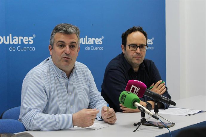 El coordinador regional del PP de Castilla La Mancha y Portavoz de la candidatura del PP de Cuenca, Álvaro Barambio.