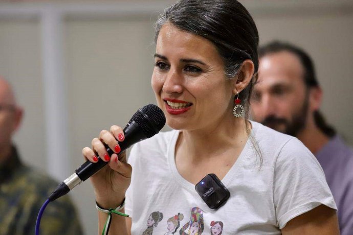 La coordinadora de Podemos Extremadura, Irene de MIguel, en una foto de archivo