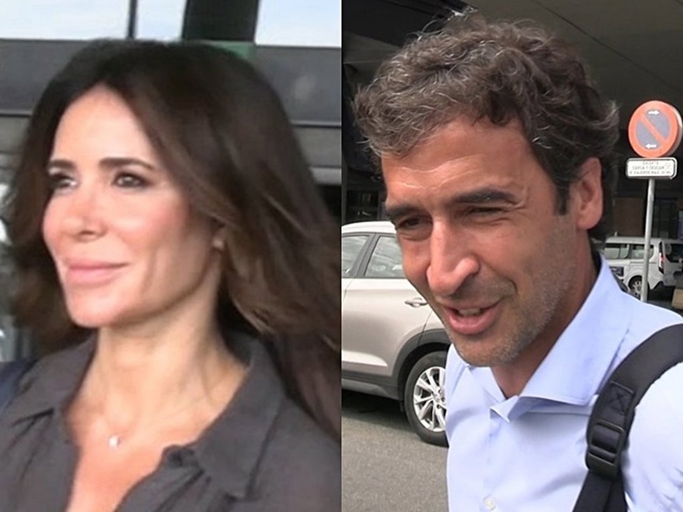 MAMEN SANZ Y RAÚL GONZÁLEZ LLEGAN A SEVILLA