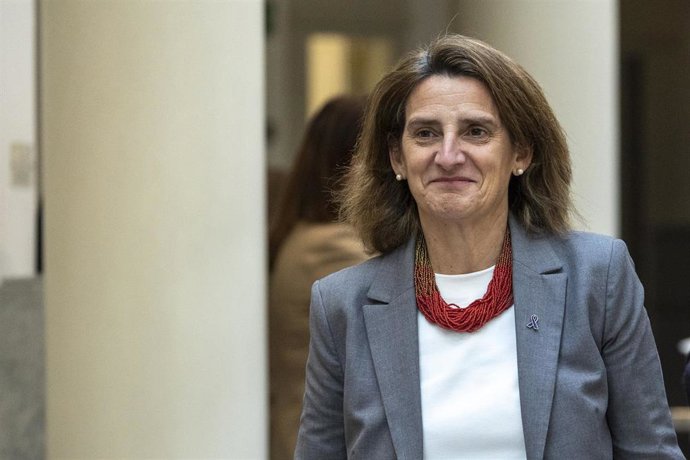 Archivo - Photo 2023 23/LaPresse..Control Plenary session at Spanish Senate in Madrid on February 21st 2023. Pictured Teresa Ribera, fourth vice-president and minister for Ecological Transition and the Demographic Challenge ..LaPresse