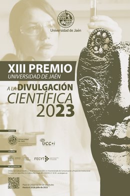 Archivo - Cartel del XIII Premio Universidad de Jaén a la Divulgación Científica 2023