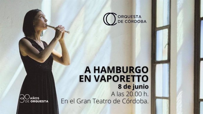 Cartel del concierto 'A Hamburgo en Vaporetto'.