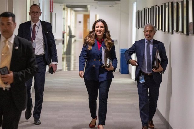 La presidente del Consejo de Seguridad de la ONU, Lana Zaki Nusseibeh