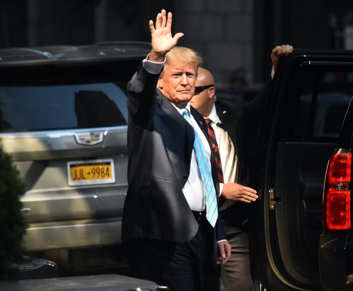 El ex presidente de EEUU Donald Trump