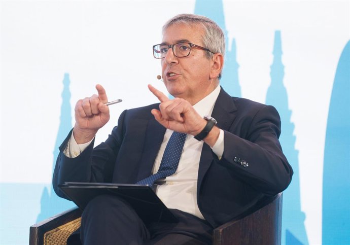 Archivo - El presidente del ICO, José Carlos García de Quevedo, durante la XIII Edición del Foro Spain Investors Day en el Hotel Mandarín Oriental Ritz, a 11 de enero de 2023, en Madrid (España).