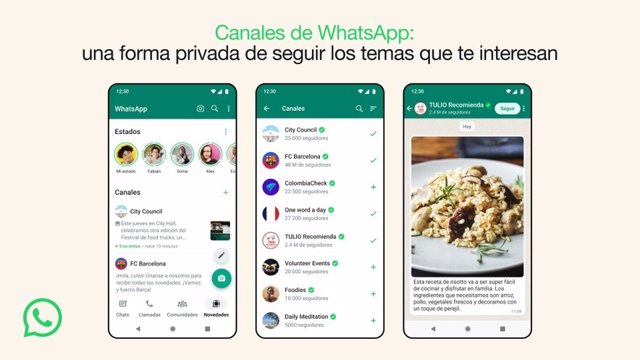 WhatsApp presenta su nueva herramienta canales.