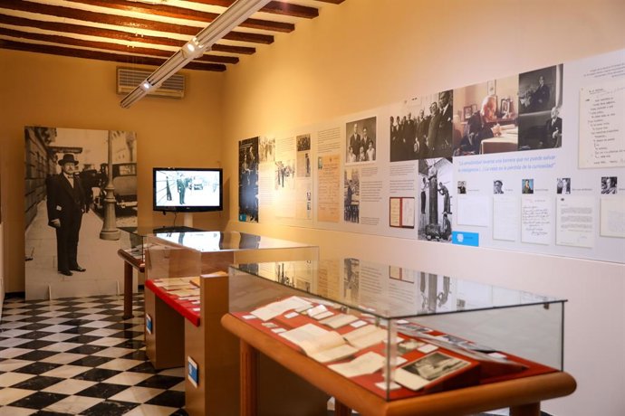 Imatge de l'exposició 'La maleta d'Azorín' a Monver.