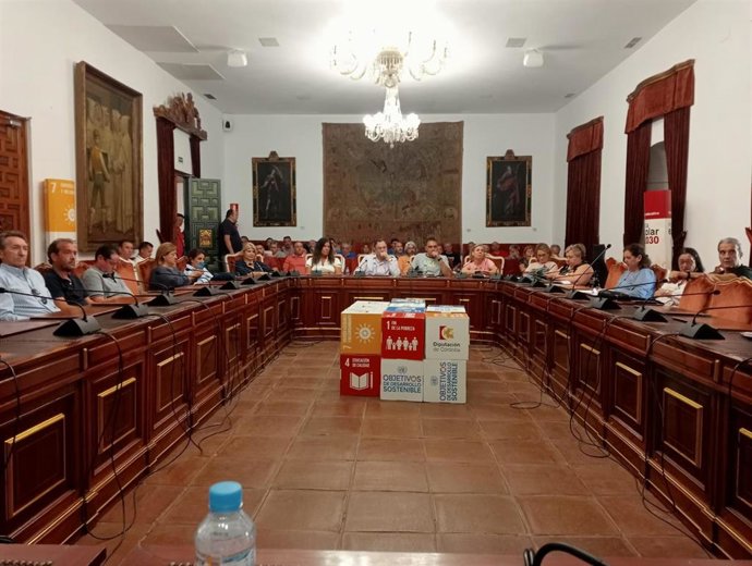 Asamblea de afiliados de la de la Sección Sindical de UGT en la Diputación de Córdoba.