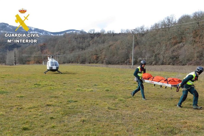 El Grupo Especial de Intervención en Montaña (Greim) de Sabero participó en las dos intervenciones de auxilio.