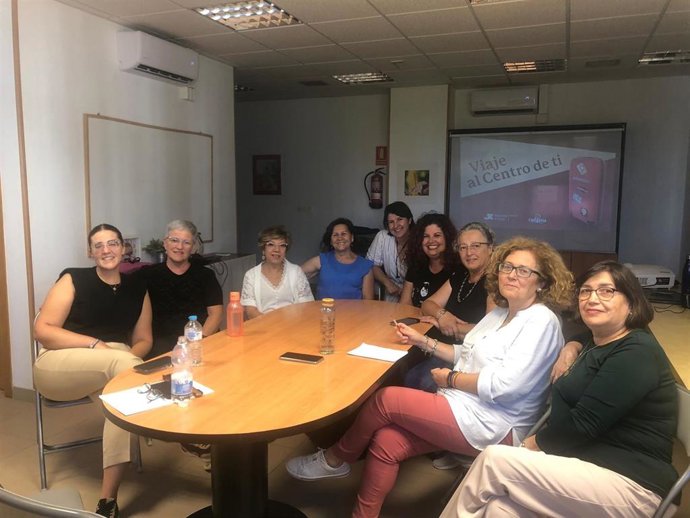 Los talleres de salud e igualdad 'Viaje al centro de ti' de la Diputación celebran una sesión con Agamama y llegan a su recta final