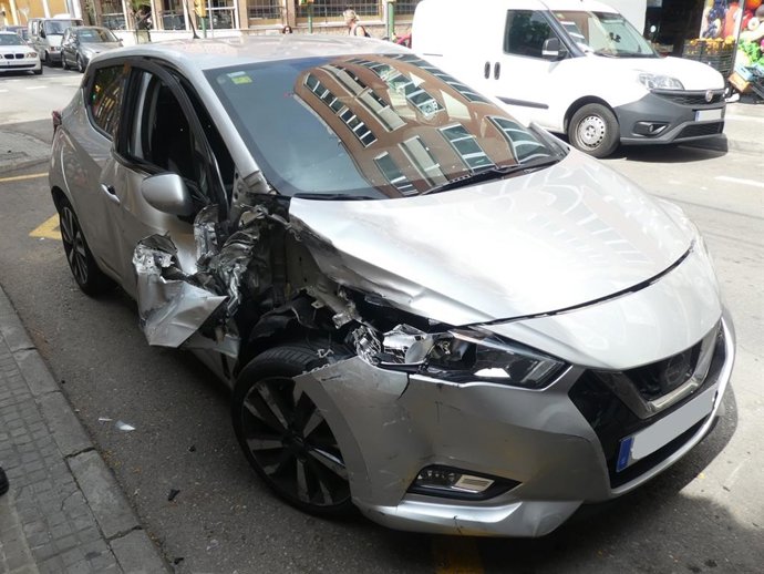 Vehículo implicado en el accidente.