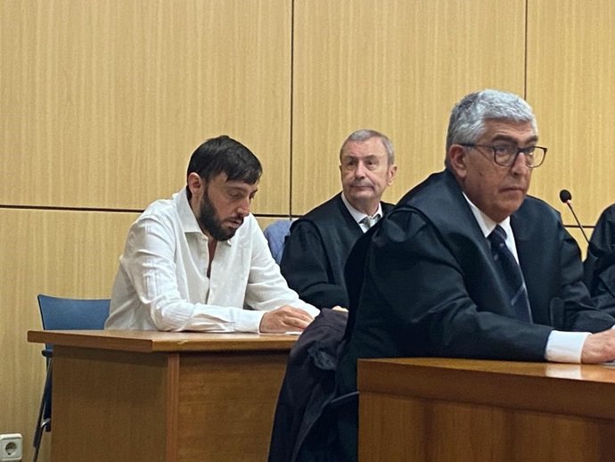 El acusado, durante el juicio