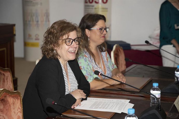 La vicepresidenta tercera en funciones de la Diputación, Alba Doblas.