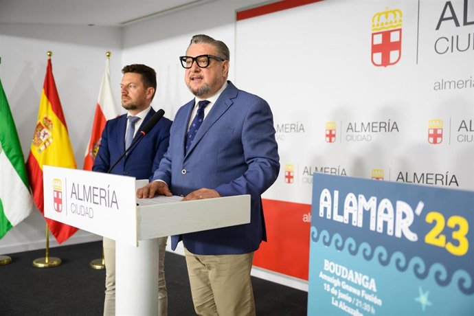 El concejal de Cultura del Ayuntamiento de Almería, Diego Cruz, presenta Alamar 2023.