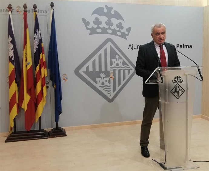 Archivo - El candidato de Vox en Palma, Fulgencio Coll.