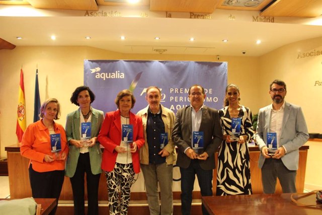 Galardonados en la 7ª edición del Premio de Periodismo Aqualia