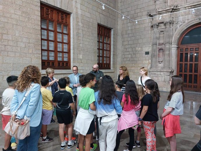 Visita escolar al Museo Provincial de Jaén