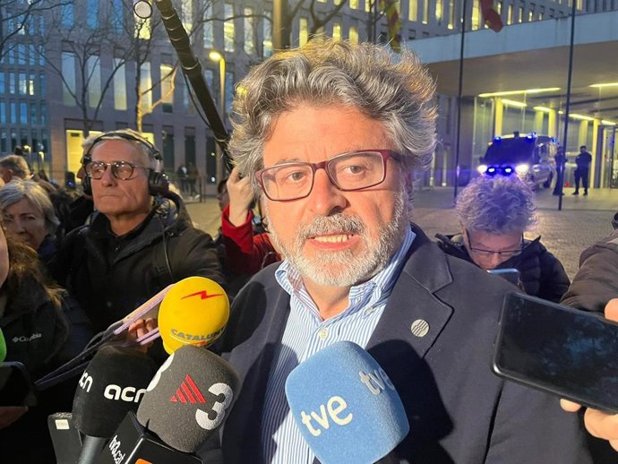 Archivo - El portavoz de Demcrates de Catalunya, Antoni Castell, en una foto de archivo