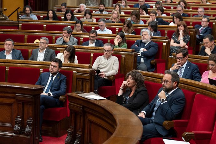 Archivo - Imatge de l'hemicicle del Parlament