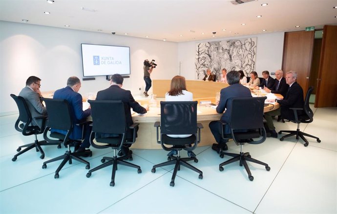 Reunión del Consello de la Xunta presidida por Alfonso Rueda.