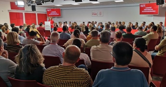 Comité Provincial Extraordinario del PSOE de Huelva para las listas al Congreso y Senado de cara al 23J.