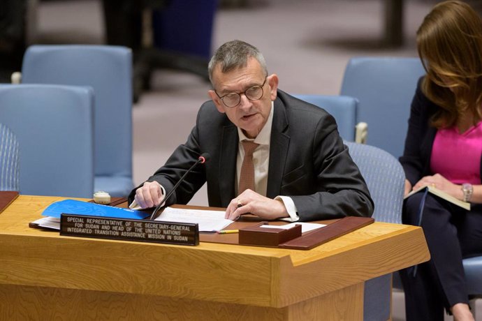 Archivo - El enviado de Naciones Unidas en Sudán, Volker Perthes