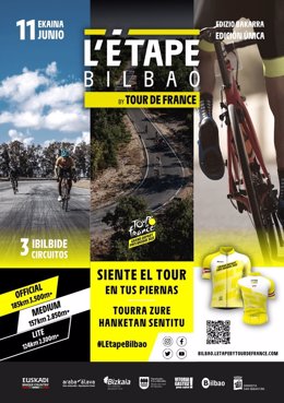 Bilbao se convierte este domingo en la cuna del cicloturismo con 'L'Étape Bilbao By Tour de France'