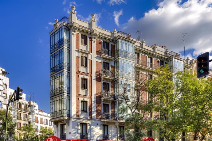 Edificio de viviendas en el Distrito de Chamberí, en Madrid.