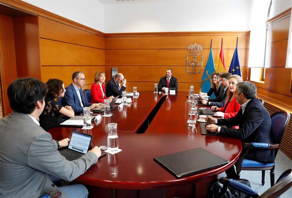Reunión del Consejo de Gobierno del Principado de Asturias