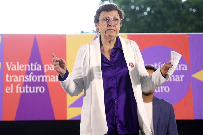 La candidata de Unidas Podemos a la Presidencia del Govern en Palma, Antnia Jover.