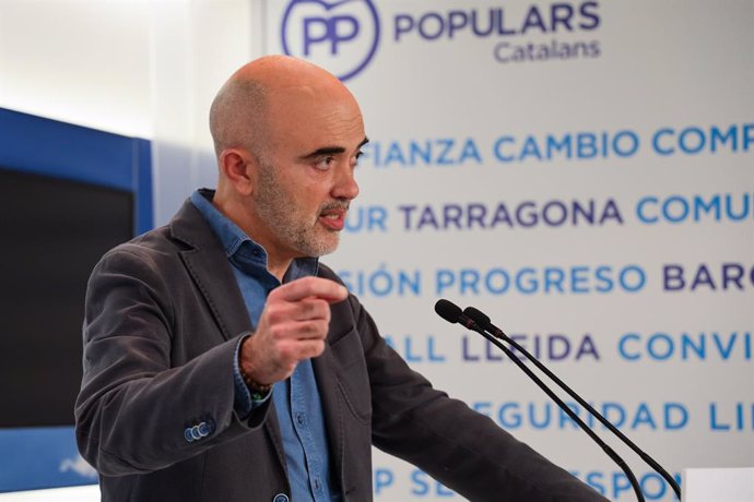 El candidat del PP a l'alcaldia de Barcelona, Daniel Sirera
