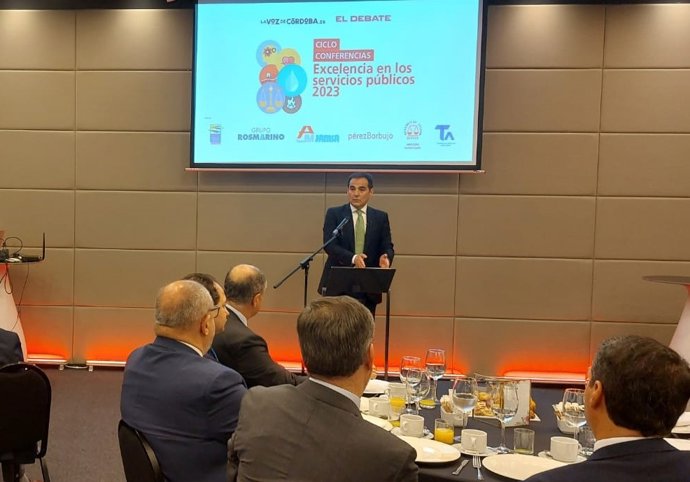 José Antonio Nieto durante su intervención.