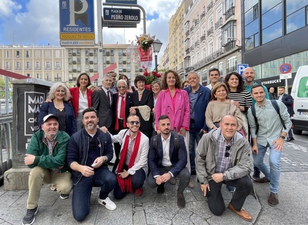 Maroto, Marlaska y Antonelli recuerdan a Zerolo en la plaza con su nombre cuando se cumplen 8 años de su desaparición