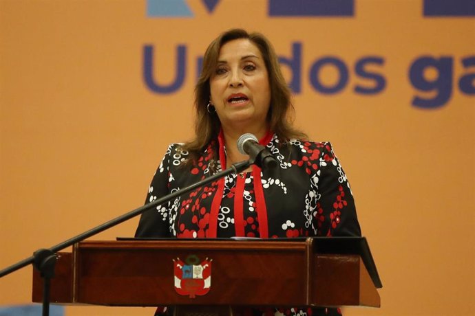 La presidenta de Perú, Dina Boluarte.