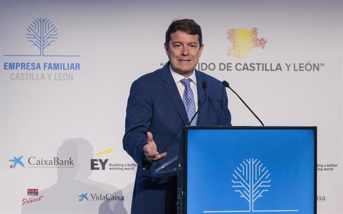 Mañueco durante la inauguración del IX Congreso de Empresa Familiar.