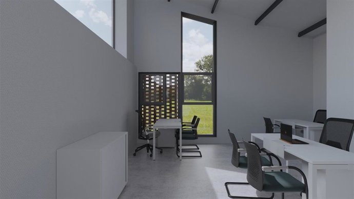 Naves de Gijón Impulsa, en Lloreda (Gijón)