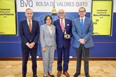 Foto: Banco Pichincha recibe el reconocimiento a su trayectoria en el mercado de valores ecuatoriano