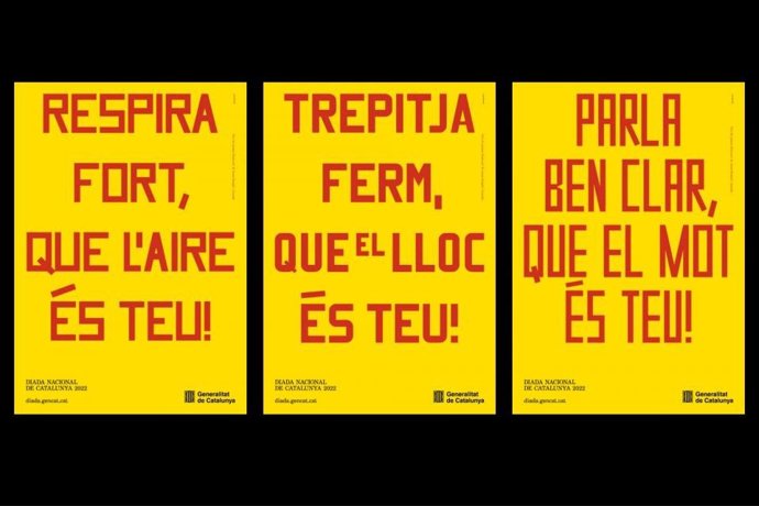 Els cartells de la Diada del 2022