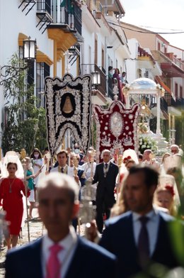 Archivo - Celebración del Corpus Christi en Palos de la Frontera (Huelva).