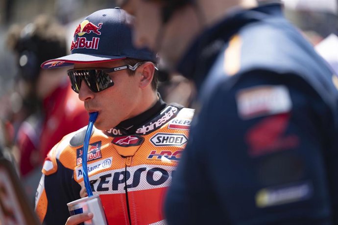 Marc Márquez, durante un Gran Premio.