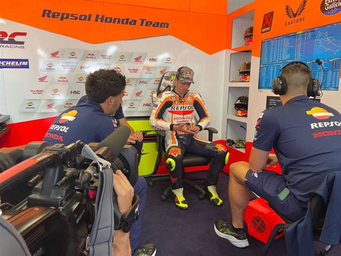 El piloto español Joan Mir (Repsol Honda), durante el GP de Italia.