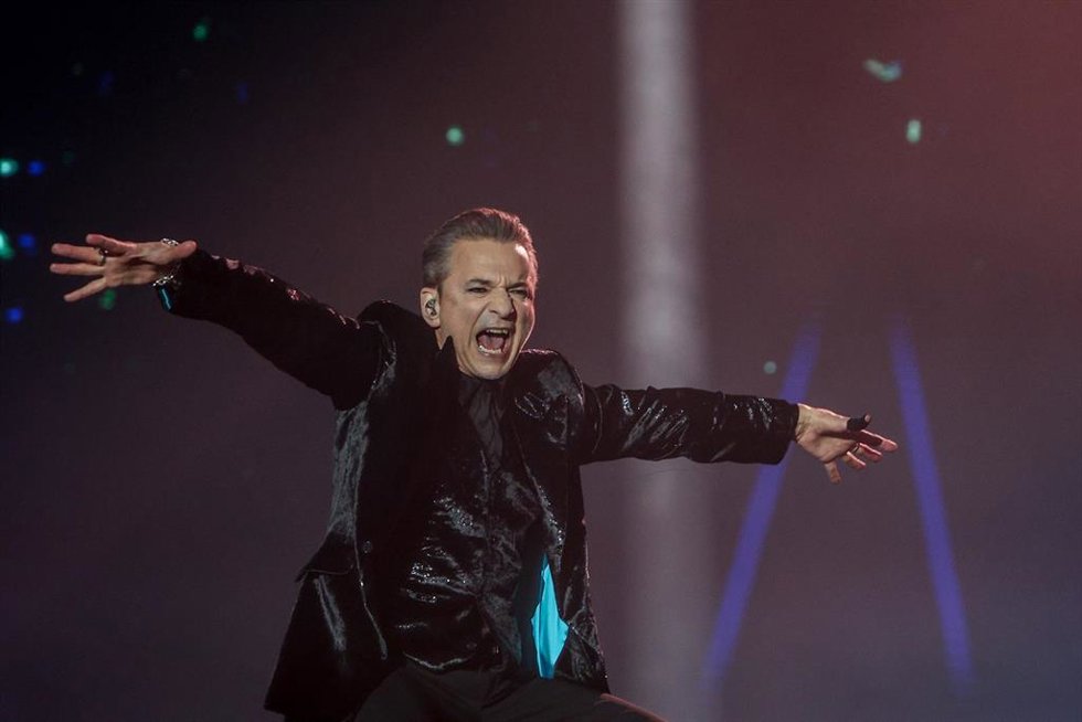 La banda de música electrónica Depeche Mode actúa durante el Primavera Sound, en la Ciudad del Rock, sede del Primavera Sound Madrid 2023, a 9 de junio de 2023, en Arganda del Rey, Madrid (España). 