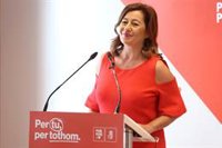 Armengol, al entrar al Comité Federal del PSOE: "Decidí liderar la lista al Congreso para defender Baleares"