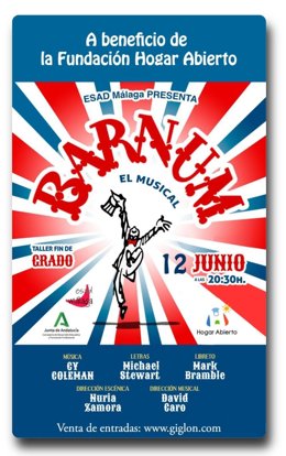 Alumnos de ESAD colaboran con Hogar Abierto con la representación del musical 'Barnum'