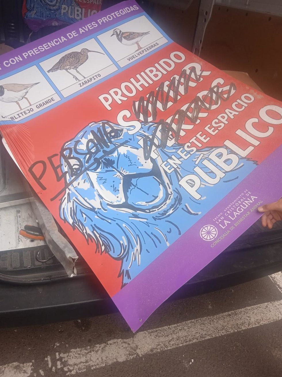 El Ayuntamiento De La Lagun Denuncia La Vandalización Y Desaparición De Algunos De Los Carteles Informativos Que Se Habían Colocado En El Entorno Del Sendero Litoral Del Faro De Punta Del Hidalgo