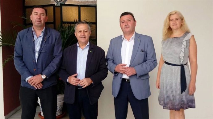 Los cuatro concejales electos de Vox en las pasadas elecciones municipales del 28 de mayo de 2023.