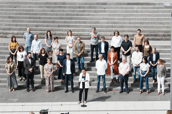 Candidatos de EH Bildu que integran sus listas al Congreso y Senado en las elecciones generales del 23 de julio