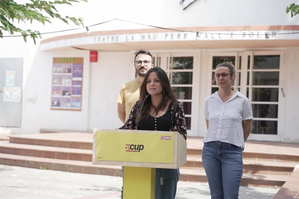 La portavoz del Secretariado Nacional de la CUP y exdiputada 'cupaire', Maria Sirvent