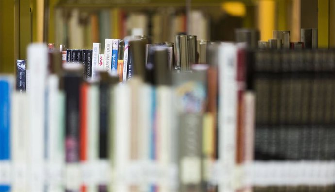 Archivo - Varios libros en una biblioteca
